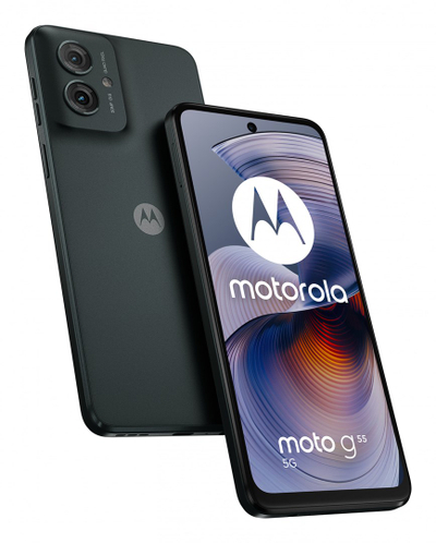 Телефон Motorola Moto G55, 6.5\", 8GB 256GB, 5G, сив
