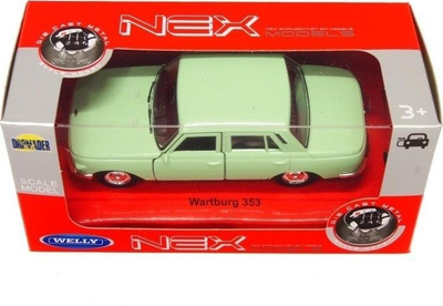 Maketi veturë Welly Wartburg 353, shkalla 1:34, metal, mint