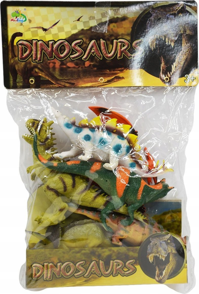 Set lodrash me dinosaurë, lojë edukative për kalamaj, shumëngjyrësh
