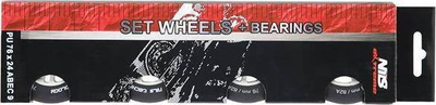 Rrota patinash Nils Extreme, 72mm, ABEC 9, transparente