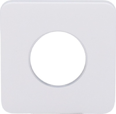 Panel frontal për prizë Smart Schuko SoloCover Ajax, standalone, i bardhë