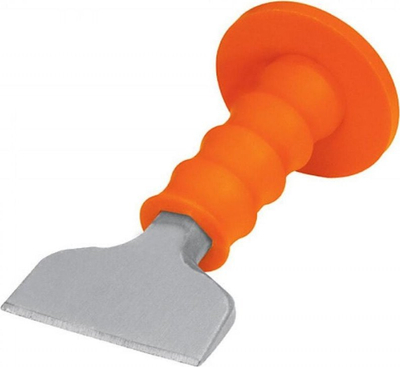 Длета за тули Truper Cushion Grip, 3.5" x 8", гумена рачка, портокалова