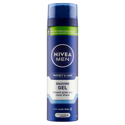 Xhel për rrojë Nivea Protect & Care Shaving Gel, 200ml