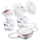 Pompe gjiri Tommee Tippee Made For Me Double Electric, elektrike dyshe, me bateri që ringarkohet me USB, e bardhë