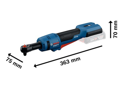 Çelës me goditje Bosch GRC 18V-60, 18V, 2x2.0Ah, blu