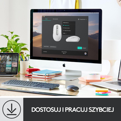 Maus Wireless Logitech MX Anywhere 3 (910-005990), rozë