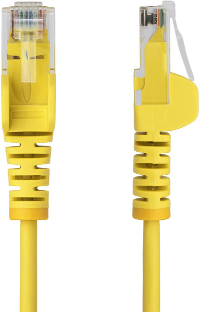Kabllo rrjeti StarTech Slim CAT6 U/UTP, RJ45, 10 m, e verdhë