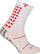 Фудбалски чорапи Trusox 3.0 Thin S877555, противлизгачки, бели со црвено