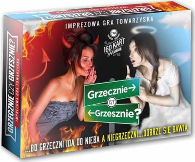 Lojë me letra Grzecznie czy Grzesznie, 160 letra, për të rritur