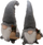 Dekor ndriçues xhuxh Gnome W Bag, pelush, 38 cm, gri