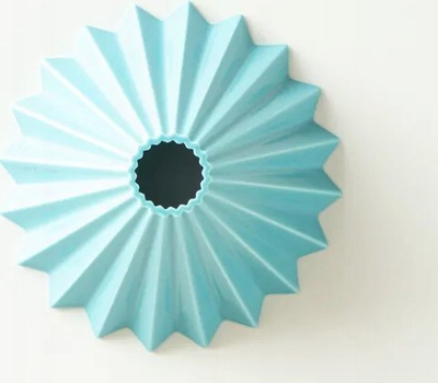 Dripper kafeje Origami M, porcelan, 2 4 filxhanë, turquoise