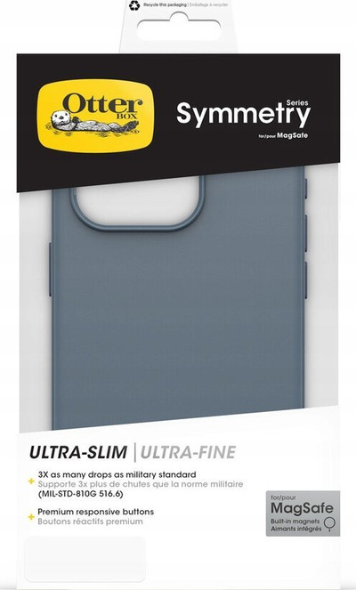 Kapak telefoni OtterBox Symmetry MagSafe, për iPhone 15 14 13, blu