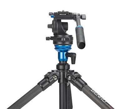 Kokë video Benro S2, mban gjer në 2.5 kg, montim 3/8", ngjyrë e zezë