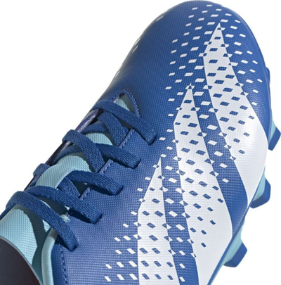 Këpucë futbolli për burra Adidas Predator Accuracy.4 FxG, për fushë të thatë, blu