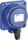 Prizë paneli PCE 20341, 16A 230V, IP68, blu