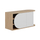 Stol për koridor Decortie Nova 50x104x37cm, kafe e hapur/bardhë