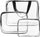 Set çantash organizuese Transparent Necessities, 3 pjesë, PVC, transparente