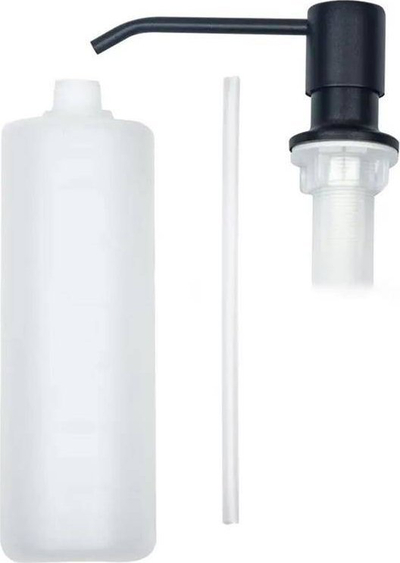 Dispenser për lavaman AG932, 300 ml, vendoset te lavamani, i zi