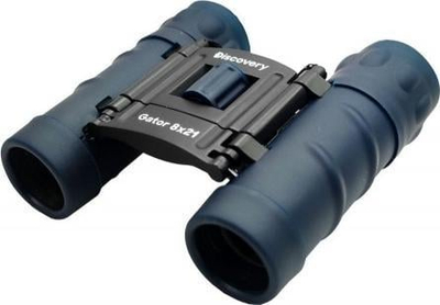 Binokulat Discovery Gator 8x21, zmadhim 8x, kompakt, blu