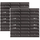 Pllakë organizuese veglash Prosperplast KBBS4040, 2x 38x39 cm, plastike e fortë, e zezë