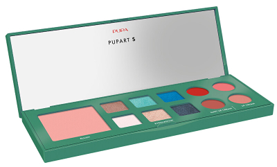 Paletë për fytyrë Pupa Milano Pupart Small Green Face kPU511, 11.4 g
