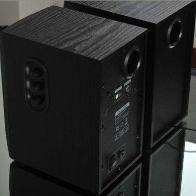 Kutia zërimi Microlab B70, set altoparlantësh 2.0, kompakt, kafe