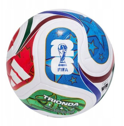 Top futbolli adidas World Cup 26 Trionda League JD8045, nr. 5, i bardhë