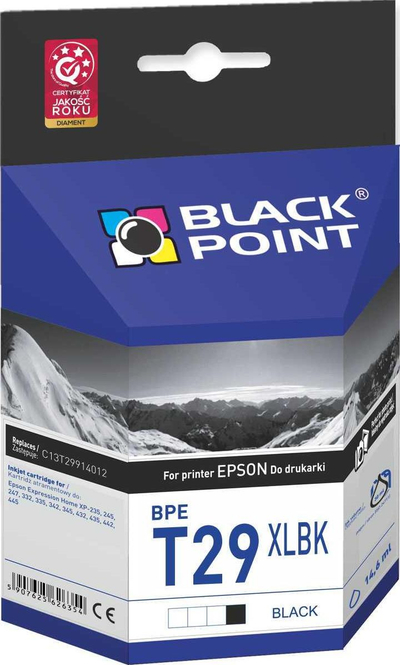 Ngjyrë për printer Black Point BPET29XLBK, 14.6ml, e zezë
