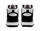 Atlete Nike Dunk High W DD1869-103, lëkurë, të zeza dhe të bardha