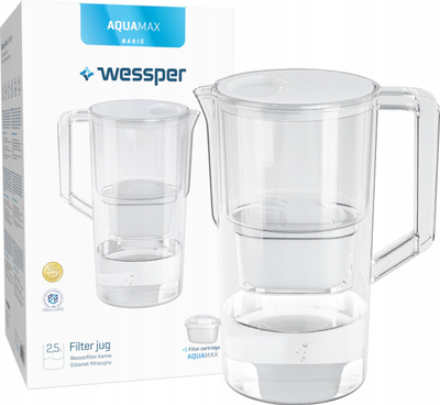Krupë filtruese Wessper AquaMax Basic, 2.5L, e bardhë