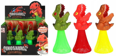 Lodër kërcyese dinozaur Mega Creative DINO, 11cm, shumëngjyrëshe