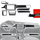 Set folie interjeri GRIZZ Touran Highline 2025, 9 në 1, karbon me shkëlqim, i zi