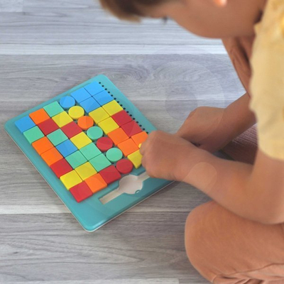 Lodër edukative Woopie Magnetic Board Mosaic 2 në 1, 112 copa, mente