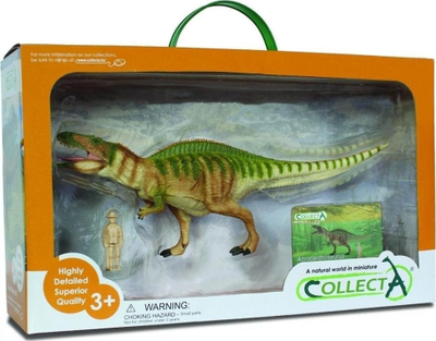 Figurë dinosauri Collecta Deluxe Acrocanthosaurus, lodër koleksioni, me ngjyra