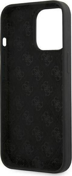 Futrollë telefoni Guess GUHMP13XLSLMGBK për iPhone 13 Pro Max 6.7\", silikon, e zezë