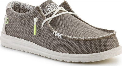 Këpucë për ditën Hey Dude Wally Braided, slip-on, tekstil, Fossil