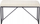 Декоративна клупа Actona Bench 81x38, метал и текстил, 81x42x38 cm, бела