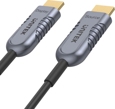 Kabllo HDMI Unitek 2.1, 100m, gri