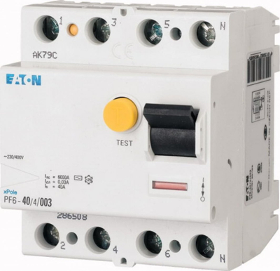 Ndërprerës diferencial Schneider Electric 4P 112934, 40A, 100mA Tip A