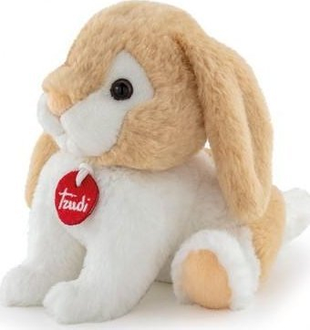 Lodër pelushi Trudi Puppy Rabbit S, lepurush, i bezhë dhe i bardhë