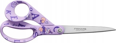 Gërshërë universale Fiskars Little My Abc, 21 cm, shumëngjyrëshe