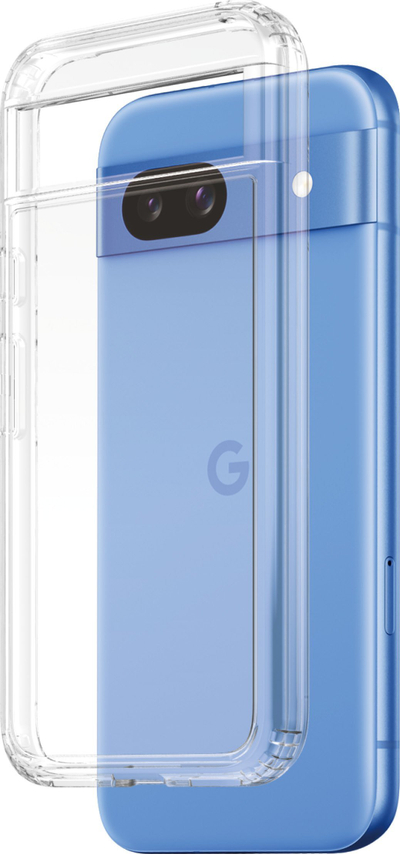Kapotë PanzerGlass HardCase 1228 për Google Pixel 8a, mban goditjet, e përshtatshme për karikim wireless, transparente