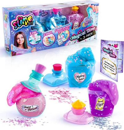 Set lojë slime So Slime DIY Magical Slime 3 Pack, 3 shishe shaker, për fëmijë 6+, shumëngjyrësh