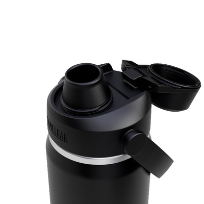 Shishja termike CamelBak Thrive Chug Insulated SST, 590ml, çelik inox, e zezë