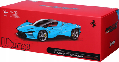 Maket makine Bburago Ferrari Daytona SP3 Signature Edition, 1:18, metal die cast, blu