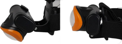 Set elektrik frontal Redcliffs C22217050, 2 copë, multi LED, jeshile dhe e verdhë