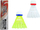 Toptha badminton Talbot Torro Tech 350, najlon, set 6 copë, të verdhë
