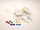 Klipse byzylyku Wristband Yellow, 275 copë, të verdha