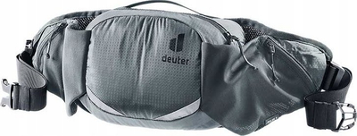Појасна торба Deuter Pulse 3, 3L, со систем за хидратација, сиво графит