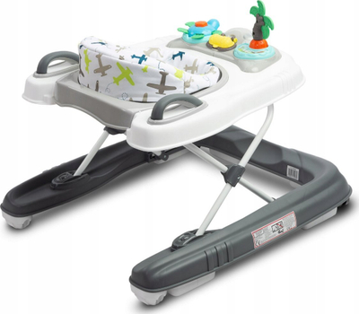 Karrocë ecëse për bebe Caretero Surf Fly, 2 në 1, me lodra dhe melodi, shumëngjyrëshe